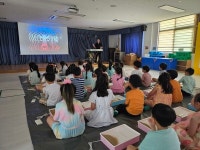 제천 명지초등학교병설유치원,  찾아오는 샌드아트 체험