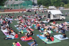 영동군, 황간중학교의 추억과 함께하는 야외 돗자리 영화 상영회