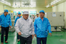 [포토뉴스] 이재영 증평군수 (주)디엔피코퍼레이션 기업 방문