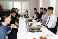 충북도의회 이양섭 의장 청원경찰들과 소통 간담회