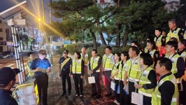 충북도의회 행정문화위원회 추석맞이 치안 현장 활동