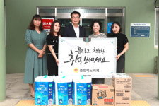 충북도의회 유재목·이의영 부의장 사회복지시설 위문
