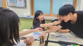 이원중학교 함께 같이 독서 한마당 아로마그림책 테라피 체험