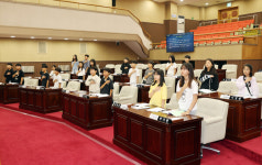 충주 국원초교 충북도의회 청소년 의회교실 참여