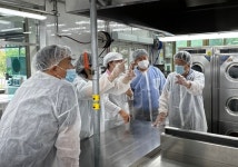 영동교육지원청 간부공무원 학교급식 현장 점검 실시