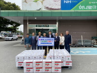 충주 상영죽경로당, 시니어자원봉사단 생산 고구마 첫 출하