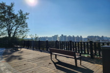 청주시, 금천배수지공원 내 웰니스 공간 조성 완료