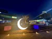 음성 맹동 혁신도시 광장 경관조명 설치