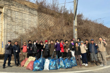 목면 주민자치회, 설맞이 환경정화 활동 펼쳐