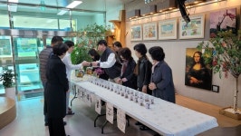 동이초등학교, 청렴 및 소통의 날청렴목련차 나눔 행사 진행