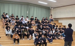 새너울중, 충북대학교 최두원 교수 초청통상교육 특강개최