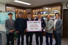 원광종합건설(주)·신성종합건축사무소(주), 2025영동세계국악엑스포 성금 기탁