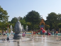 부여군, 구드래 조각공원 분수시설 본격 가동