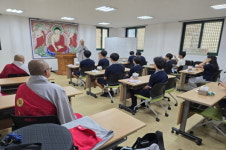 전주신일중학교 3학년 학생들, 태고종 보문사에서 전통불교문화 체험