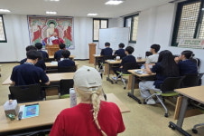 전주신일중학교 3학년 학생들, 태고종 보문사에서 전통불교문화 체험