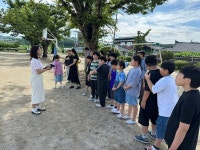 영동 초강초등학교, 전교생 대상 화재대피훈련 실시