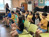 의림여중 2025. 의림 오케스트라 여름캠프 후  용두초등학교 돌봄교실 사제동행 연주봉사 활동