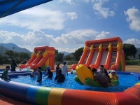 옥천 군서초, 첨벙첨벙 서화골 물놀이장!