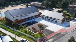 괴산군 송면 복합체육센터 준공···주민 복합문화거점 기대