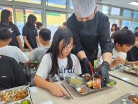 영동초, 외부 전문 쉐프 초청해쉐프지원의 날운영
