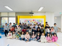 짝꿍형님과 함께 꾸민 훈민정음 서문  명지초병설유, 유·초이음 협동활동