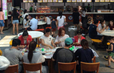 [포토] 문막(강릉방향)휴게소, 한지 공예품 만들기 이벤트