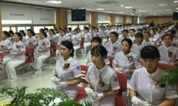 광양보건대, 나이팅게일 선서 이어 축제장 의료봉사
