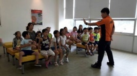 목암초 1학년3반, 은평소방서서 재난에 강한 어린이로 거듭나다