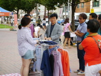 조규일 서부부지사, 도민 벼룩시장 현장방문
