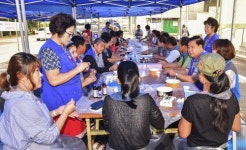 수동떡치는마을 | 수동면 복지넷 '이웃사랑 송편만들기' 나눔행사