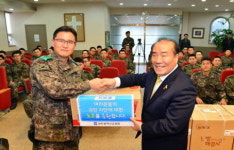 장휘국 광주시교육감, 육군 503보병여단 위문