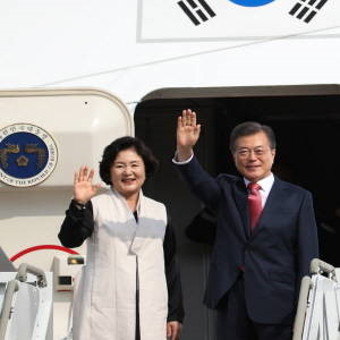 '고로쇠 스키 언급' 문 대통령, 美 교민에 평창 성원 당부