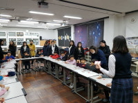 창원여고, 내동초등학교서 과학실험 수업 진행