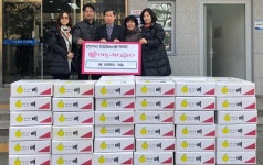 천안·아산 한살림농산물위원회, 제철과일 100박스 후원