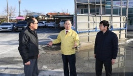 황선봉 예산군수, 삽교 중앙산업 도축장 방문