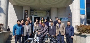 순천시 별량면행정복지센터 사랑의 자전거 전달