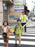 서범수 자유한국당울주, 범서읍 초등학교 등굣길 교통안전도우미 나서