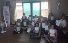 청주시, 남일면 기억동행마을 치매쉼터프로그램 수료식