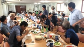 아산시 송악면, 칠석 맞이 점심 식사 대접