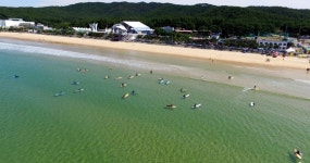 충남도 만리포니아에 국제 서핑대회 유치 도전