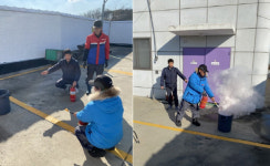 도로공사 천안주유소, 동절기 소방 훈련 실시