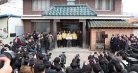 양승조 지사, 현장에 집무실·숙소마련 도정 업무 처리
