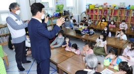 허태정 대전시장, 어린이날 맞아 소아 환자 가족 격려