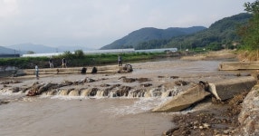 천안시, 집중호우 피해에 따른 복구사업 착수