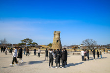 [포토] 1월의 마지막날 경주첨성대에서 한 컷