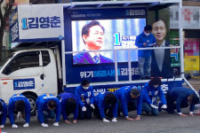 박무성, 릴레이 합동 유세 경제 부산시장 김영춘
