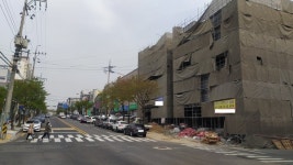 [포토] 시민안전 뒷전인 포항 유강 공사장