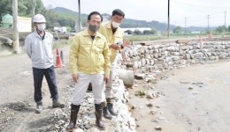 박상돈 천안시장, 우기대비 재해복구 및 안전대책  현장 점검