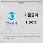 한은, 기준금리 연 1.00%…0.25%p 인상