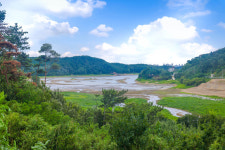 [포토] 바닥을 드러낸 포항 신광 호리못